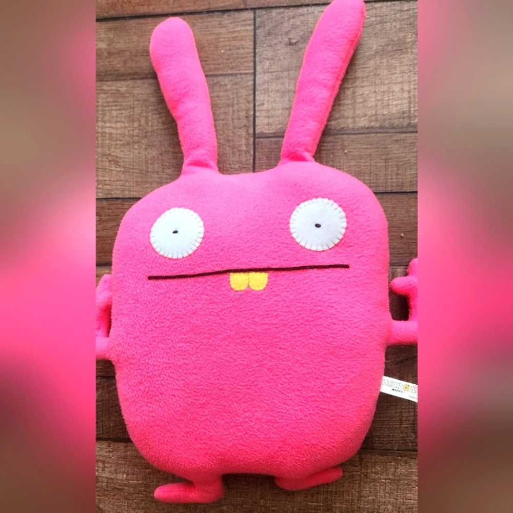 Ugly Doll "Wippy" Pink Plush Stuffy